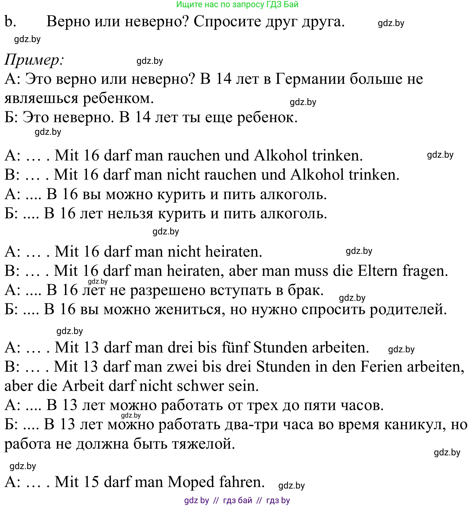 Немецкий язык (Deutsch), 10 класс Учебник (Schülerbuch), авторы: Будько Антонина Филипповна (Budjko Antonina), Урбанович Инна Ювинальевна (Urbanowitsch Ina), издательство Вышэйшая школа, Минск, 2018, оранжевого цвета, страница 205, номер 5b, Решение