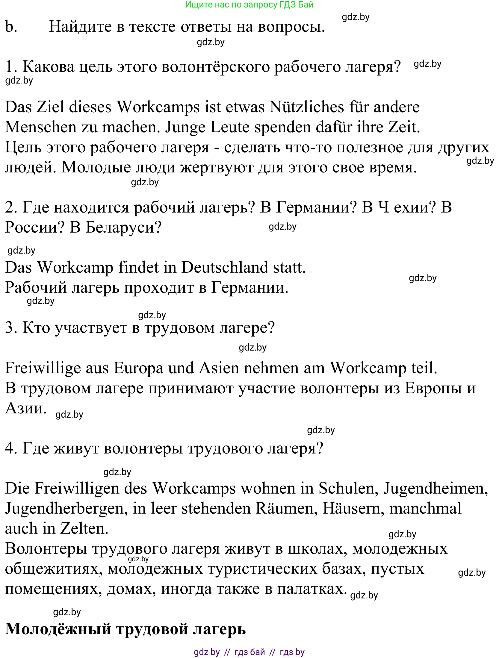 Немецкий язык (Deutsch), 10 класс Учебник (Schülerbuch), авторы: Будько Антонина Филипповна (Budjko Antonina), Урбанович Инна Ювинальевна (Urbanowitsch Ina), издательство Вышэйшая школа, Минск, 2018, оранжевого цвета, страница 215, номер 4b, Решение