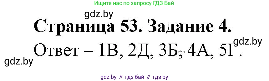 Обж, 5 класс рабочая тетрадь, авторы: Гамолко Сергей Николаевич, Занимон Александр Яковлевич, Мишкевич Михаил Константинович, Сушко Анатолий Анатольевич, издательство Аверсэв, Минск, 2018, зелёного цвета, страница 53, номер 4, Решение