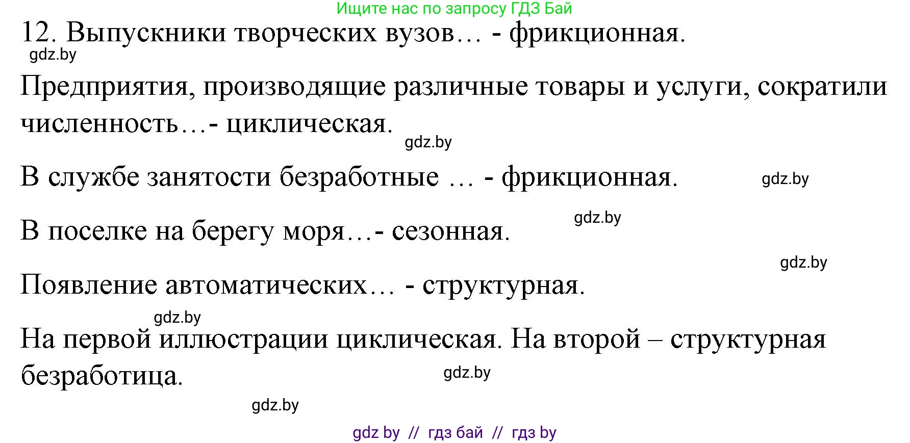 Обществоведение, 10 класс Практикум, авторы: Кушнер Надежда Васильевна, Полейко Елена Александровна, Бернат Ирина Петровна, Гламбоцкий Пётр Михайлович, издательство Аверсэв, Минск, 2022, страница 92, номер 12, Решение
