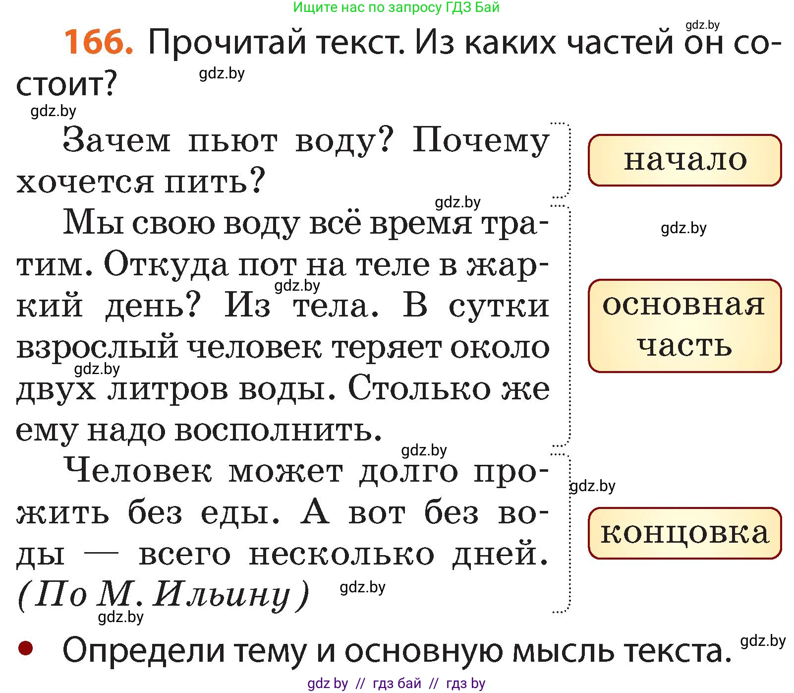 Русский язык, 2 класс Учебник, авторы: Гулецкая Елена Алексеевна, Федорович Галина Михайловна, издательство Национальный институт образования, Минск, 2022, коричневого цвета, Часть 2, страница 122, номер 166, Условие