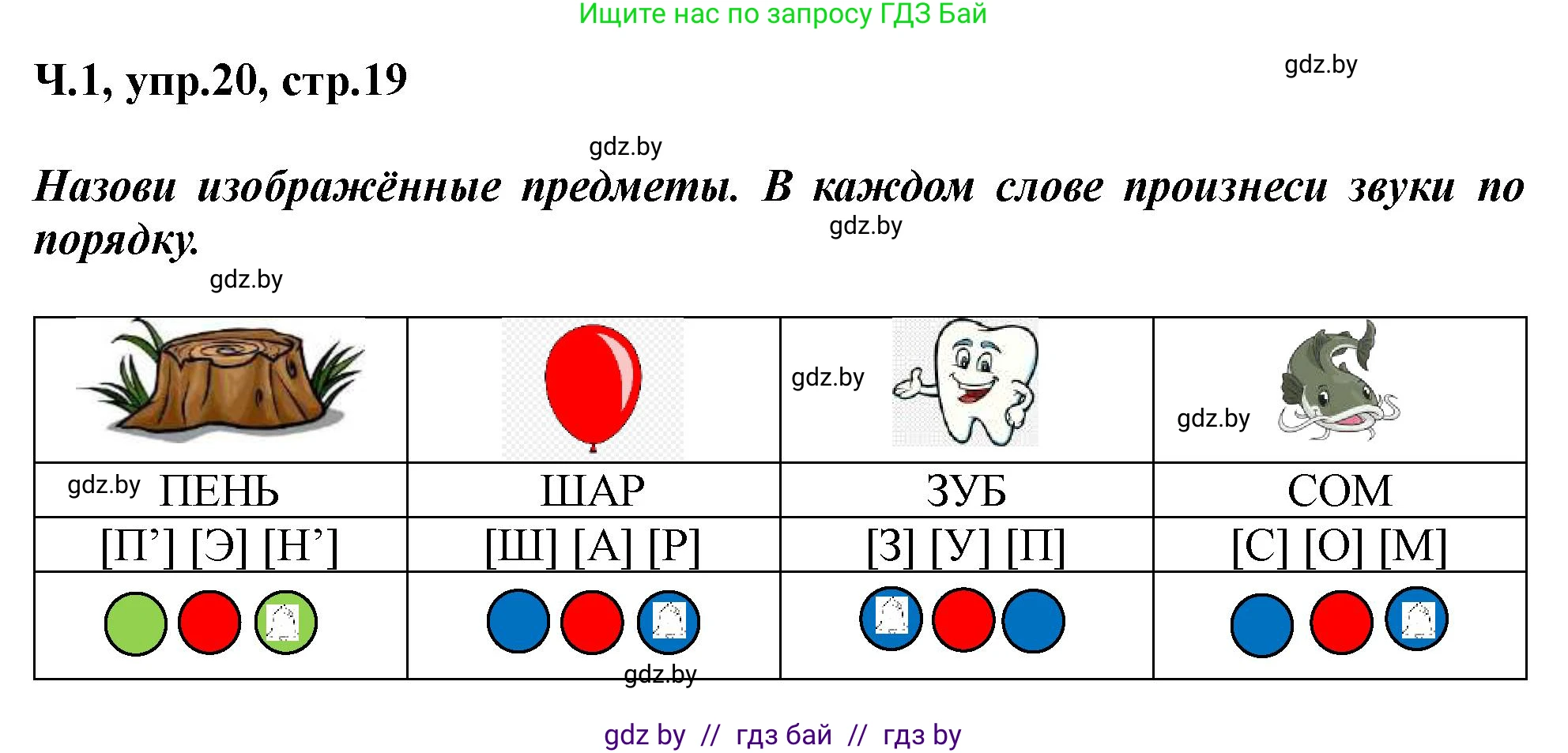 Русский язык, 2 класс Учебник, авторы: Гулецкая Елена Алексеевна, Федорович Галина Михайловна, издательство Национальный институт образования, Минск, 2022, коричневого цвета, Часть 1, страница 19, номер 20, Решение