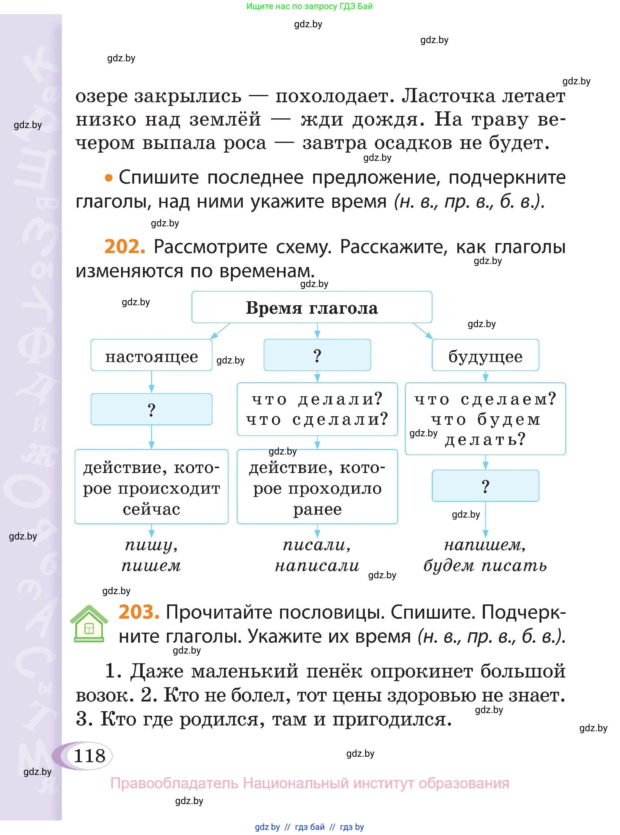Русский язык, 3 класс Учебник, авторы: Антипова Маргарита Борисовна, Верниковская Алла Викторовна, Грабчикова Елена Самарьевна, издательство Национальный институт образования, Минск, 2023, Часть 2, страница 65, номер 118, Условие
