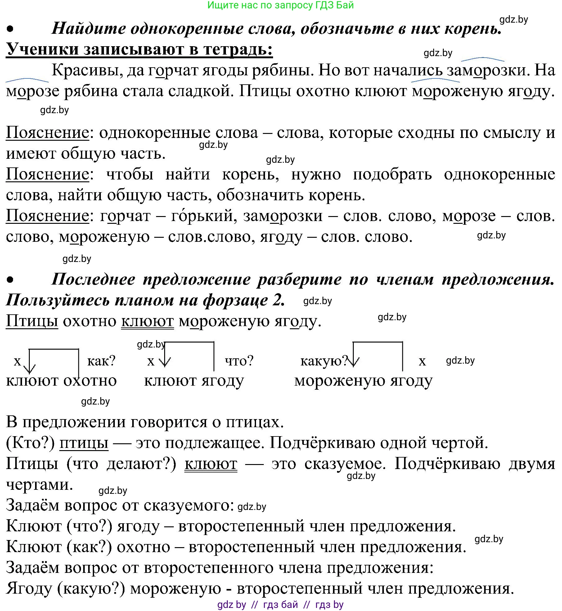 Русский язык, 3 класс Учебник, авторы: Антипова Маргарита Борисовна, Верниковская Алла Викторовна, Грабчикова Елена Самарьевна, издательство Национальный институт образования, Минск, 2023, Часть 1, страница 91, номер 135, Решение (продолжение 2)