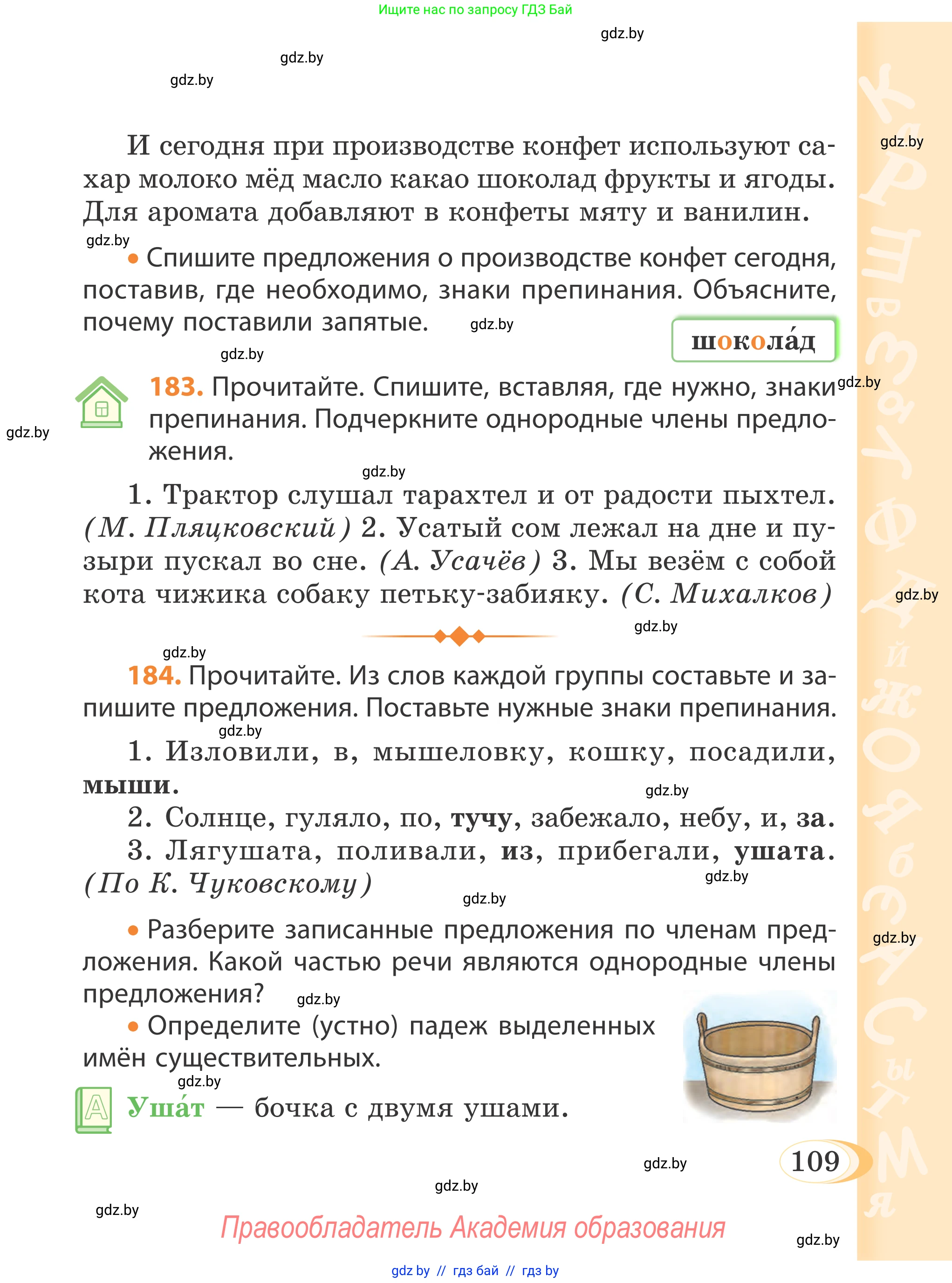 Русский язык, 4 класс Учебник, авторы: Антипова Маргарита Борисовна, Верниковская Алла Викторовна, Грабчикова Елена Самарьевна, издательство Академия образования, Минск, 2024, оранжевого цвета, Часть 2, страница 109
