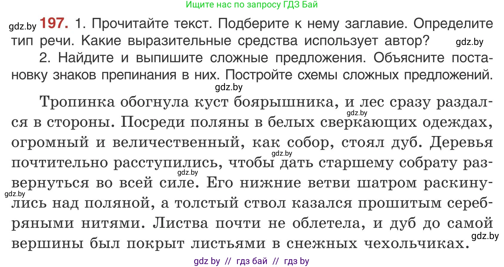 Русский язык, 5 класс Учебник, авторы: Мурина Лариса Александровна, Игнатович Татьяна Владимировна, Жадейко Жанна Фёдоровна, издательство Академия образования, Минск, 2025, голубого цвета, Часть 1, страница 111, номер 197, Условие