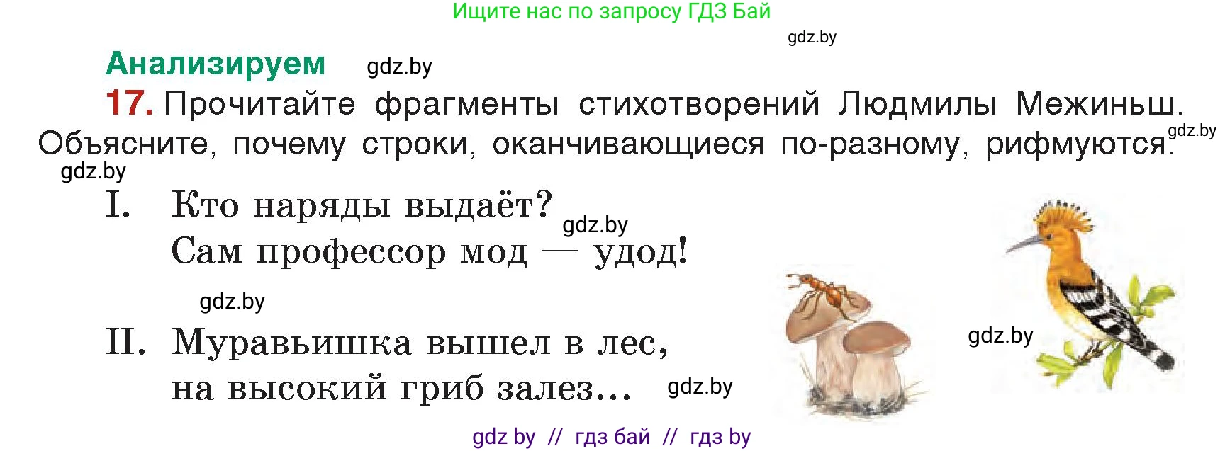 Русский язык, 5 класс Учебник, авторы: Мурина Лариса Александровна, Игнатович Татьяна Владимировна, Жадейко Жанна Фёдоровна, издательство Академия образования, Минск, 2025, голубого цвета, Часть 2, страница 13, номер 17, Условие