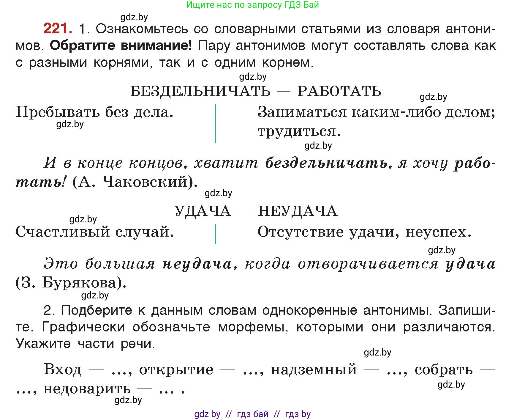 Русский язык, 5 класс Учебник, авторы: Мурина Лариса Александровна, Игнатович Татьяна Владимировна, Жадейко Жанна Фёдоровна, издательство Академия образования, Минск, 2025, голубого цвета, Часть 2, страница 110, номер 221, Условие
