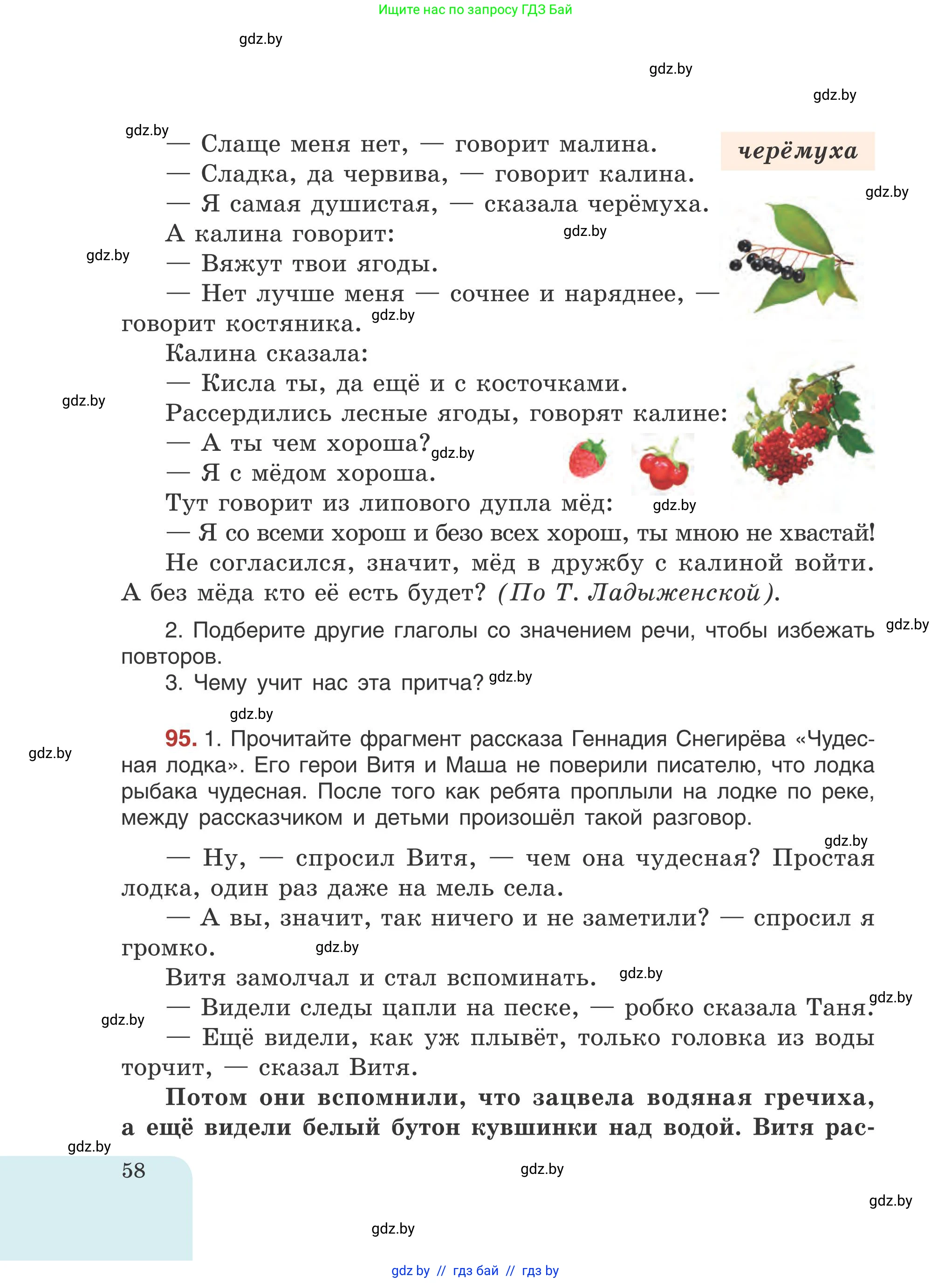 Русский язык, 5 класс Учебник, авторы: Мурина Лариса Александровна, Игнатович Татьяна Владимировна, Жадейко Жанна Фёдоровна, издательство Академия образования, Минск, 2025, голубого цвета, Часть 1, страница 58