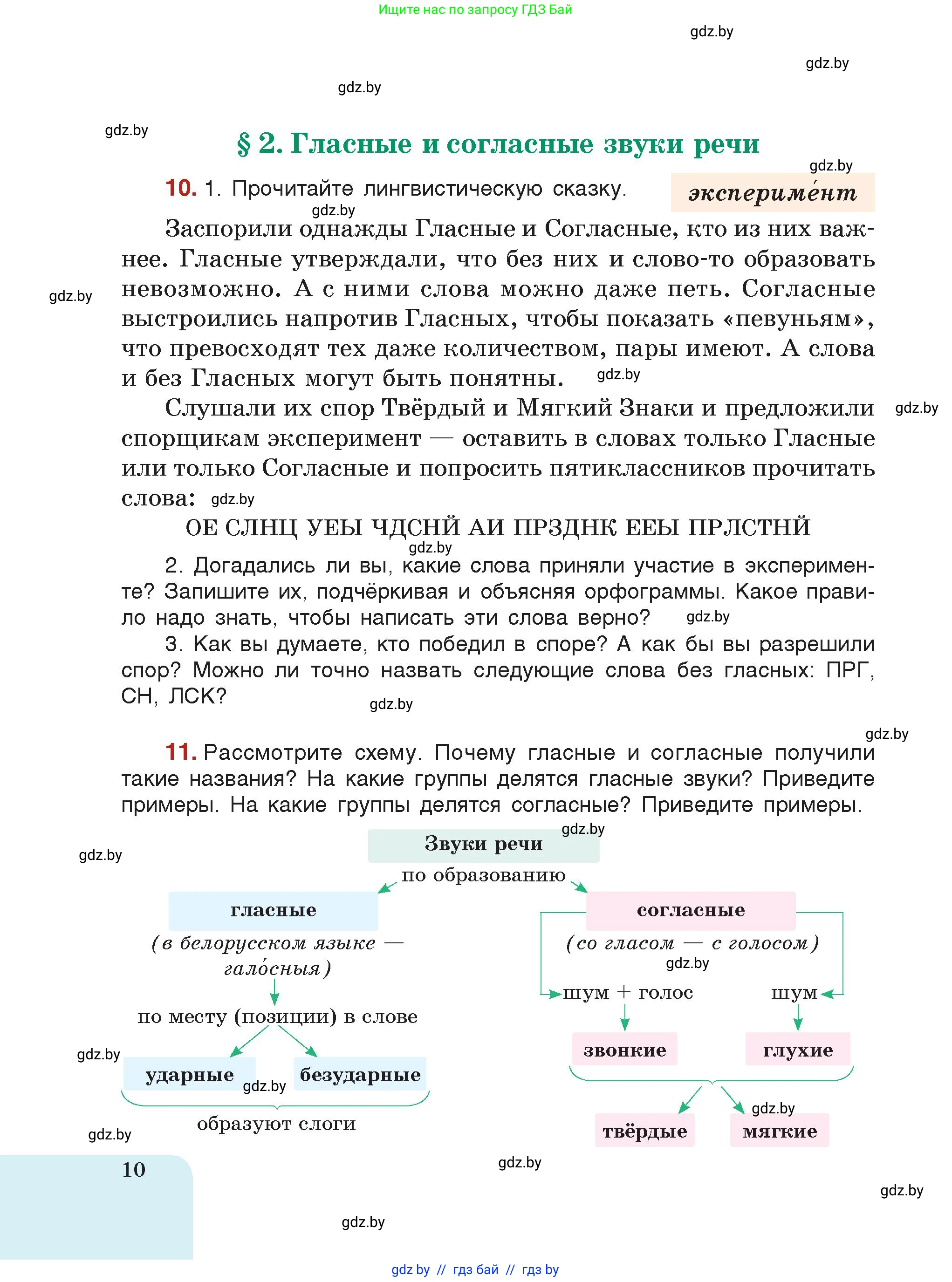 Русский язык, 5 класс Учебник, авторы: Мурина Лариса Александровна, Игнатович Татьяна Владимировна, Жадейко Жанна Фёдоровна, издательство Академия образования, Минск, 2025, голубого цвета, страница 10