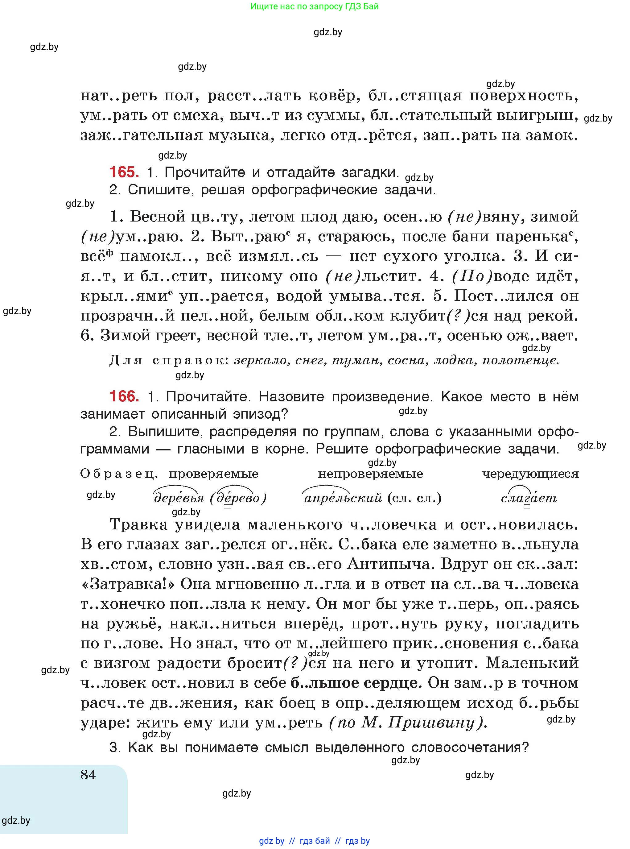 Русский язык, 5 класс Учебник, авторы: Мурина Лариса Александровна, Игнатович Татьяна Владимировна, Жадейко Жанна Фёдоровна, издательство Академия образования, Минск, 2025, голубого цвета, страница 84