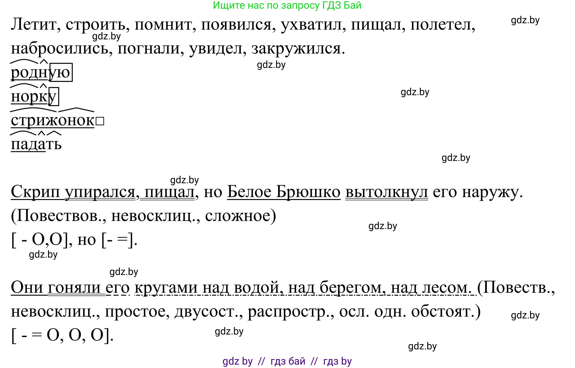 Русский язык, 5 класс Учебник, авторы: Мурина Лариса Александровна, Игнатович Татьяна Владимировна, Жадейко Жанна Фёдоровна, издательство Академия образования, Минск, 2025, голубого цвета, Часть 1, страница 129, номер 222, Решение (продолжение 2)