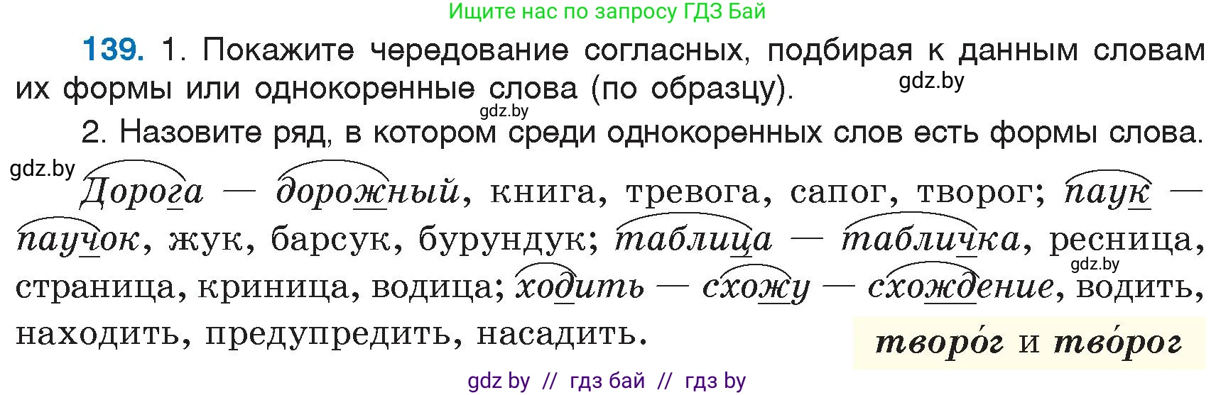 Русский язык, 6 класс Учебник, авторы: Мурина Лариса Александровна, Игнатович Татьяна Владимировна, Жадейко Жанна Фёдоровна, издательство Национальный институт образования, Минск, 2020, страница 68, номер 139, Условие