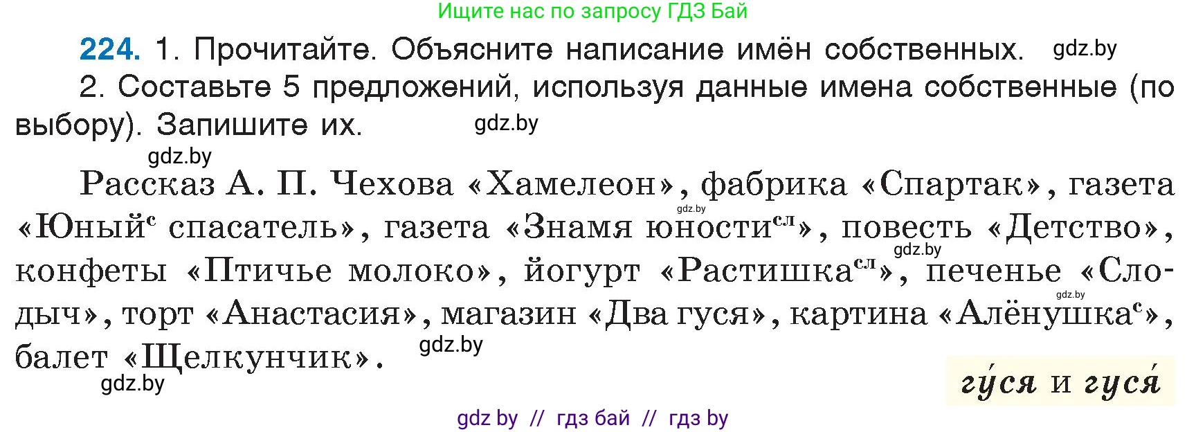 Русский язык, 6 класс Учебник, авторы: Мурина Лариса Александровна, Игнатович Татьяна Владимировна, Жадейко Жанна Фёдоровна, издательство Национальный институт образования, Минск, 2020, страница 108, номер 224, Условие