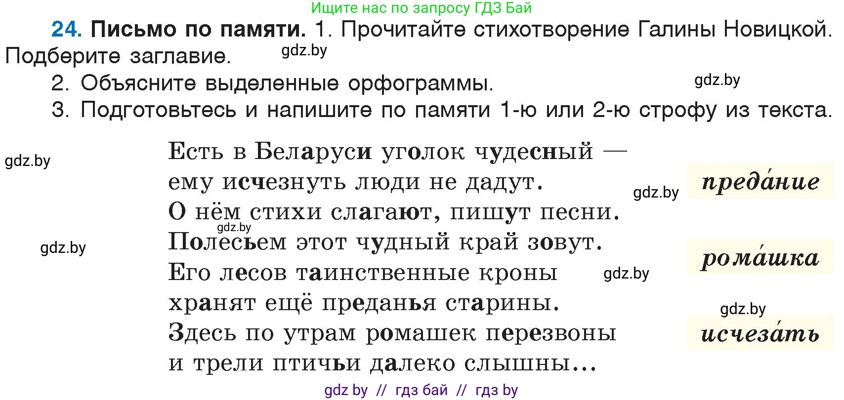 Русский язык, 6 класс Учебник, авторы: Мурина Лариса Александровна, Игнатович Татьяна Владимировна, Жадейко Жанна Фёдоровна, издательство Национальный институт образования, Минск, 2020, страница 17, номер 24, Условие