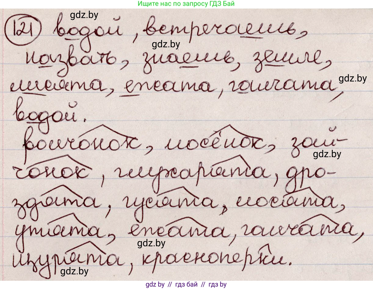 Русский язык, 6 класс Учебник, авторы: Мурина Лариса Александровна, Игнатович Татьяна Владимировна, Жадейко Жанна Фёдоровна, издательство Национальный институт образования, Минск, 2020, страница 60, номер 121, Решение 2