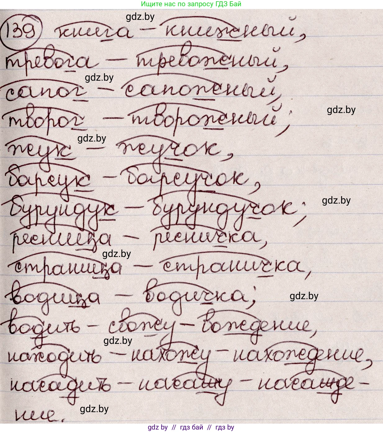 Русский язык, 6 класс Учебник, авторы: Мурина Лариса Александровна, Игнатович Татьяна Владимировна, Жадейко Жанна Фёдоровна, издательство Национальный институт образования, Минск, 2020, страница 68, номер 139, Решение 2