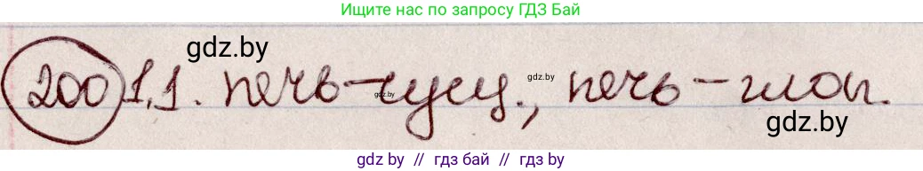 Русский язык, 6 класс Учебник, авторы: Мурина Лариса Александровна, Игнатович Татьяна Владимировна, Жадейко Жанна Фёдоровна, издательство Национальный институт образования, Минск, 2020, страница 95, номер 200, Решение 2