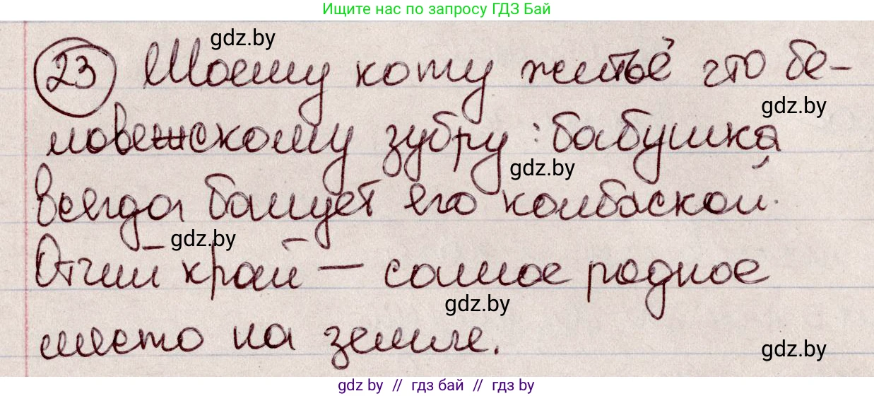 Русский язык, 6 класс Учебник, авторы: Мурина Лариса Александровна, Игнатович Татьяна Владимировна, Жадейко Жанна Фёдоровна, издательство Национальный институт образования, Минск, 2020, страница 17, номер 23, Решение 2
