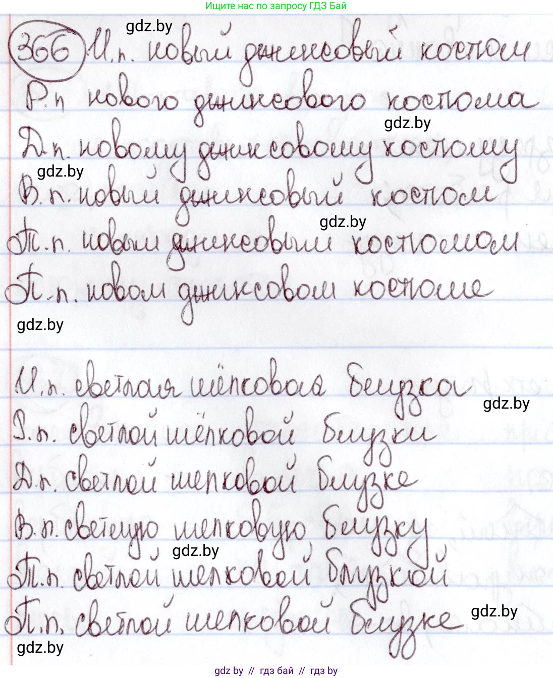 Русский язык, 6 класс Учебник, авторы: Мурина Лариса Александровна, Игнатович Татьяна Владимировна, Жадейко Жанна Фёдоровна, издательство Национальный институт образования, Минск, 2020, страница 167, номер 366, Решение 2