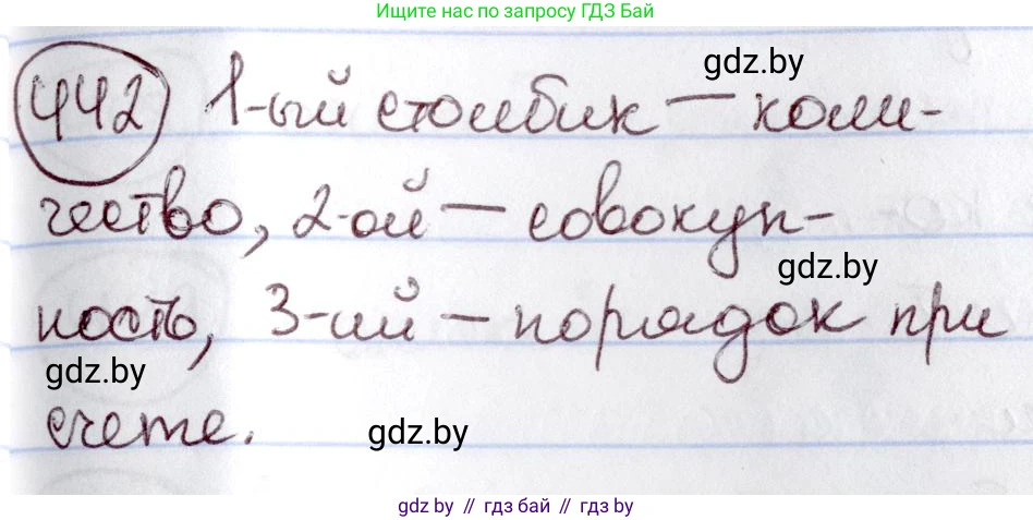 Русский язык, 6 класс Учебник, авторы: Мурина Лариса Александровна, Игнатович Татьяна Владимировна, Жадейко Жанна Фёдоровна, издательство Национальный институт образования, Минск, 2020, страница 198, номер 442, Решение 2