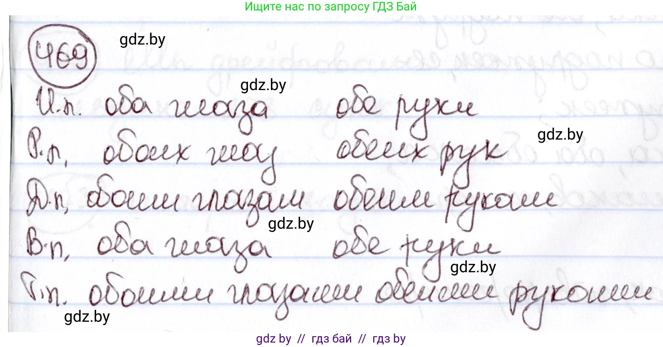 Русский язык, 6 класс Учебник, авторы: Мурина Лариса Александровна, Игнатович Татьяна Владимировна, Жадейко Жанна Фёдоровна, издательство Национальный институт образования, Минск, 2020, страница 206, номер 469, Решение 2