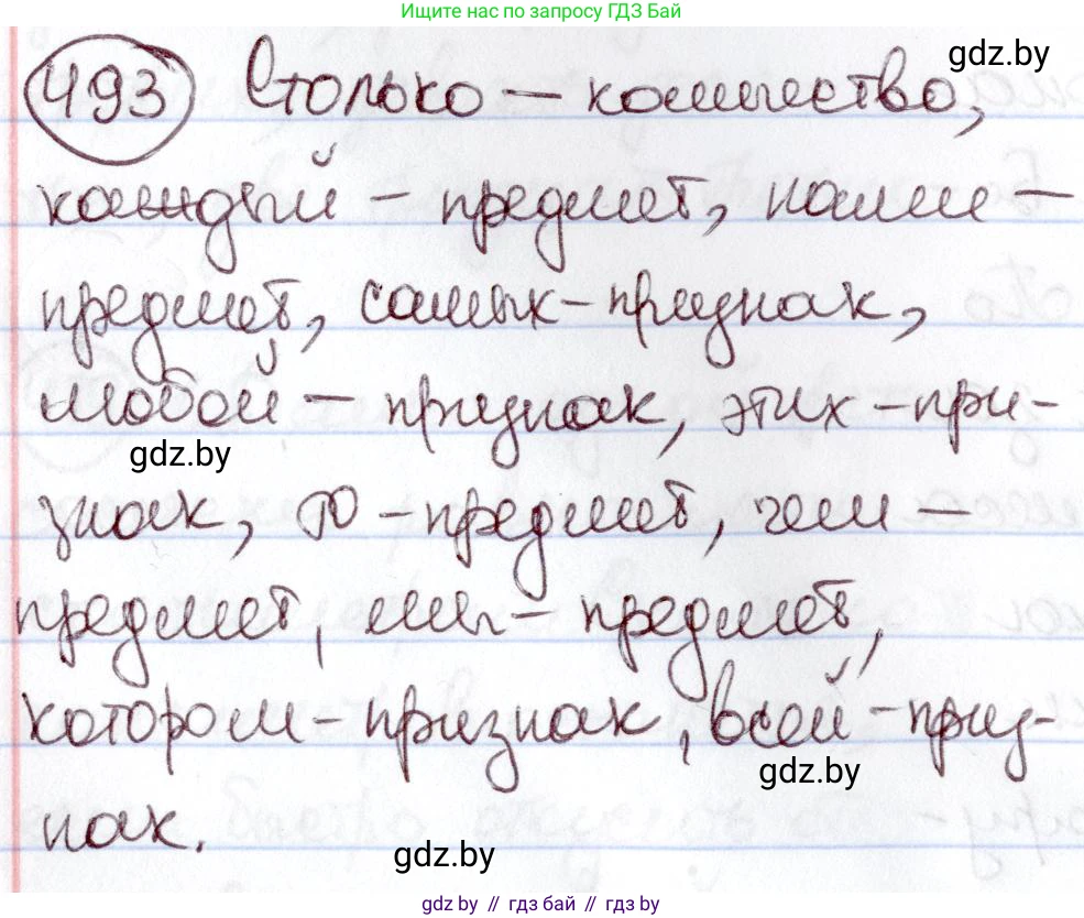 Русский язык, 6 класс Учебник, авторы: Мурина Лариса Александровна, Игнатович Татьяна Владимировна, Жадейко Жанна Фёдоровна, издательство Национальный институт образования, Минск, 2020, страница 213, номер 493, Решение 2