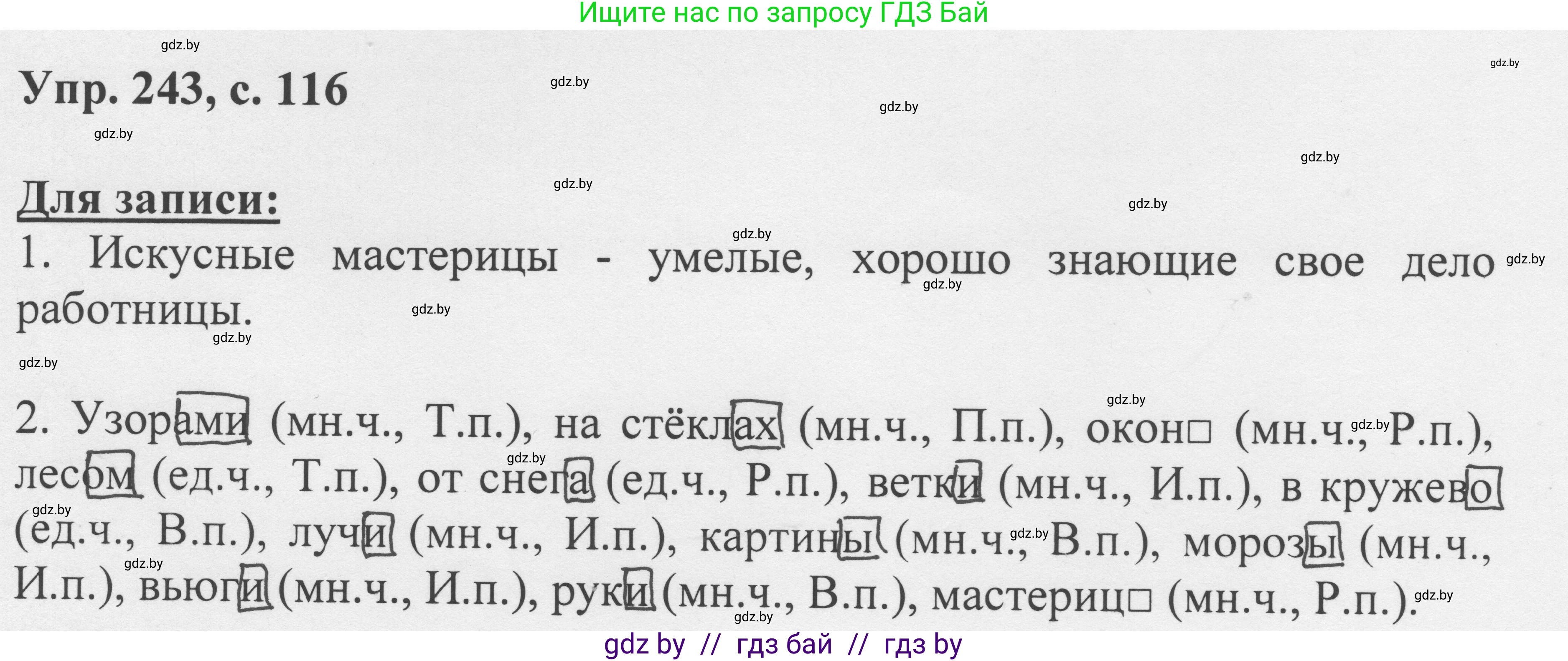 Русский язык, 6 класс Учебник, авторы: Мурина Лариса Александровна, Игнатович Татьяна Владимировна, Жадейко Жанна Фёдоровна, издательство Национальный институт образования, Минск, 2020, страница 116, номер 243, Решение 1