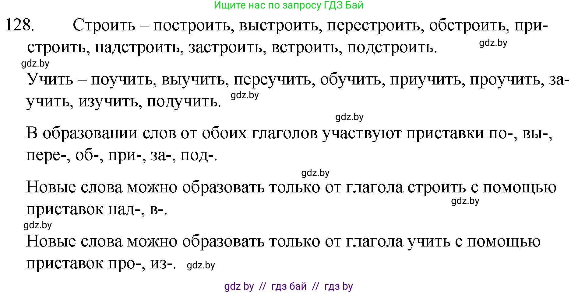 Русский язык, 7 класс Учебник, авторы: Волынец Татьяна Николаевна, Литвинко Франя Михайловна, Долбик Елена Евгеньевна, Таяновская И В, Винник И Р, издательство Национальный институт образования, Минск, 2020, бирюзового цвета, страница 66, номер 128, Решение