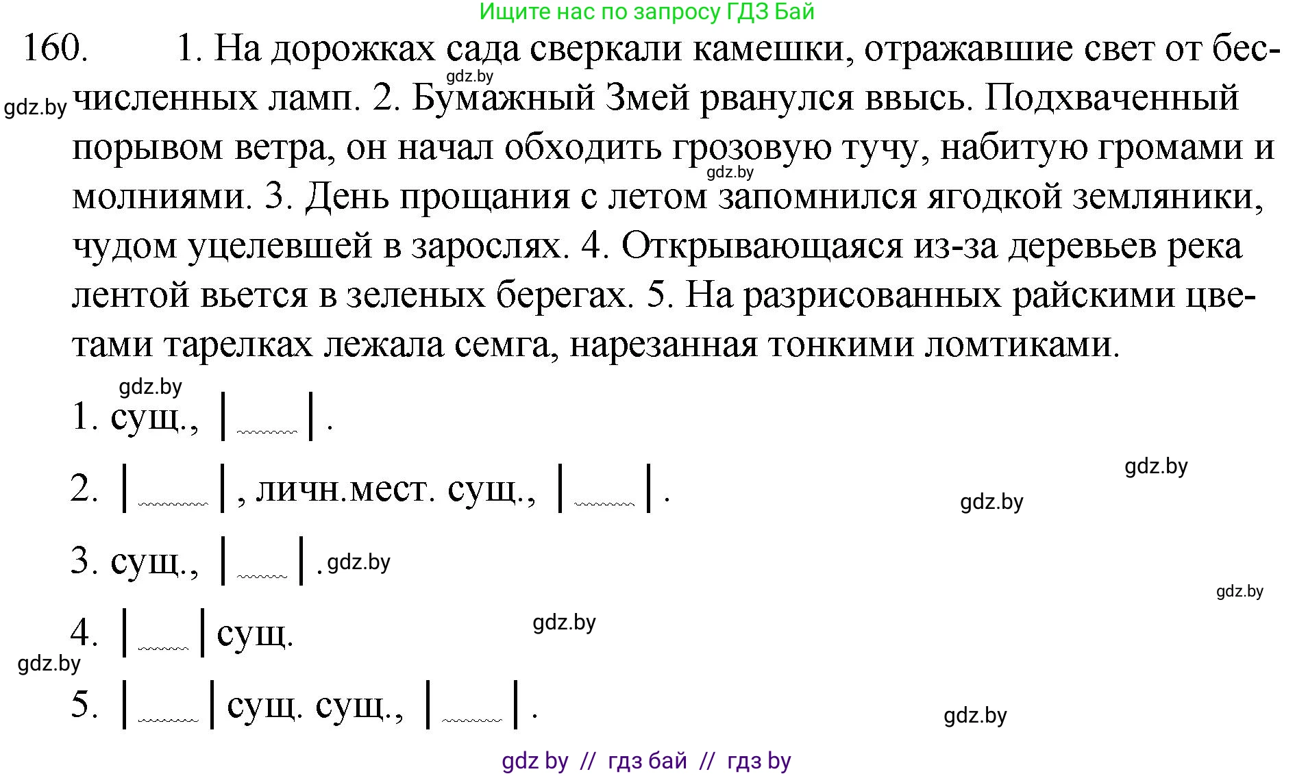 Русский язык, 7 класс Учебник, авторы: Волынец Татьяна Николаевна, Литвинко Франя Михайловна, Долбик Елена Евгеньевна, Таяновская И В, Винник И Р, издательство Национальный институт образования, Минск, 2020, бирюзового цвета, страница 81, номер 160, Решение