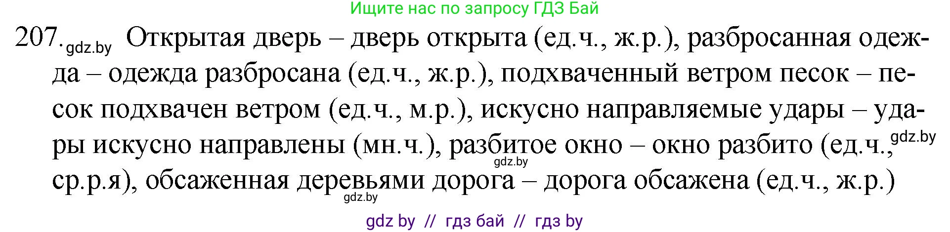Русский язык, 7 класс Учебник, авторы: Волынец Татьяна Николаевна, Литвинко Франя Михайловна, Долбик Елена Евгеньевна, Таяновская И В, Винник И Р, издательство Национальный институт образования, Минск, 2020, бирюзового цвета, страница 102, номер 207, Решение