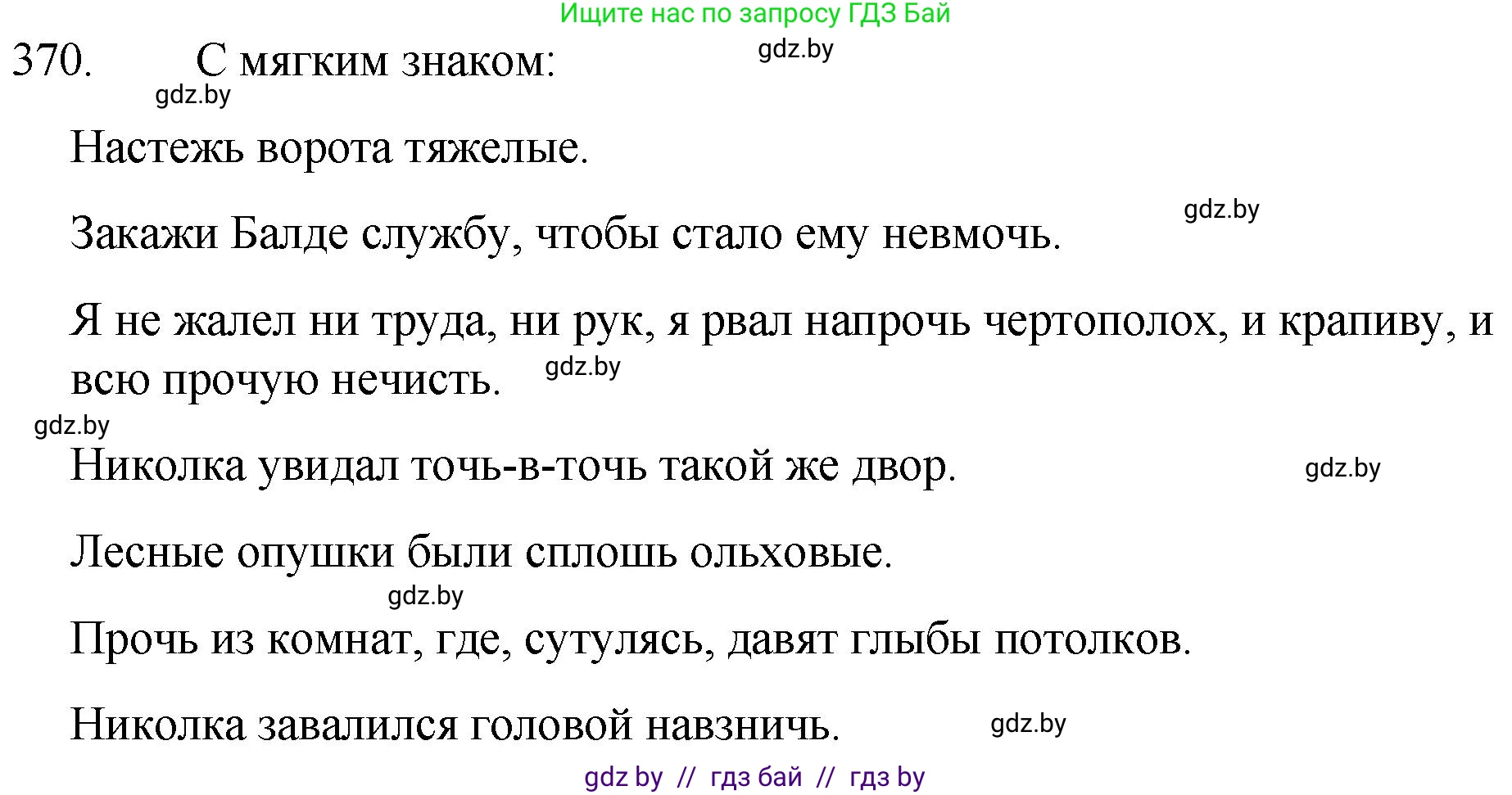 Русский язык, 7 класс Учебник, авторы: Волынец Татьяна Николаевна, Литвинко Франя Михайловна, Долбик Елена Евгеньевна, Таяновская И В, Винник И Р, издательство Национальный институт образования, Минск, 2020, бирюзового цвета, страница 175, номер 370, Решение