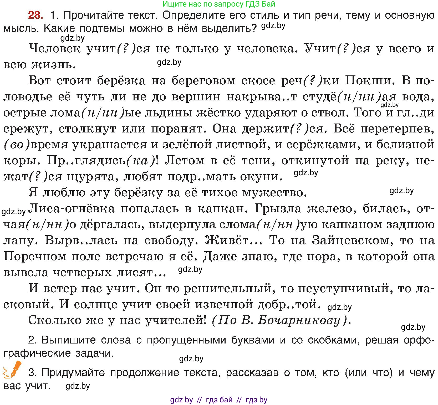 Русский язык, 8 класс Учебник, авторы: Мурина Лариса Александровна, Долбик Елена Евгеньевна, Леонович Валентина Леонидовна, Жадейко Жанна Фёдоровна, издательство Академия образования, Минск, 2024, страница 22, номер 28, Условие