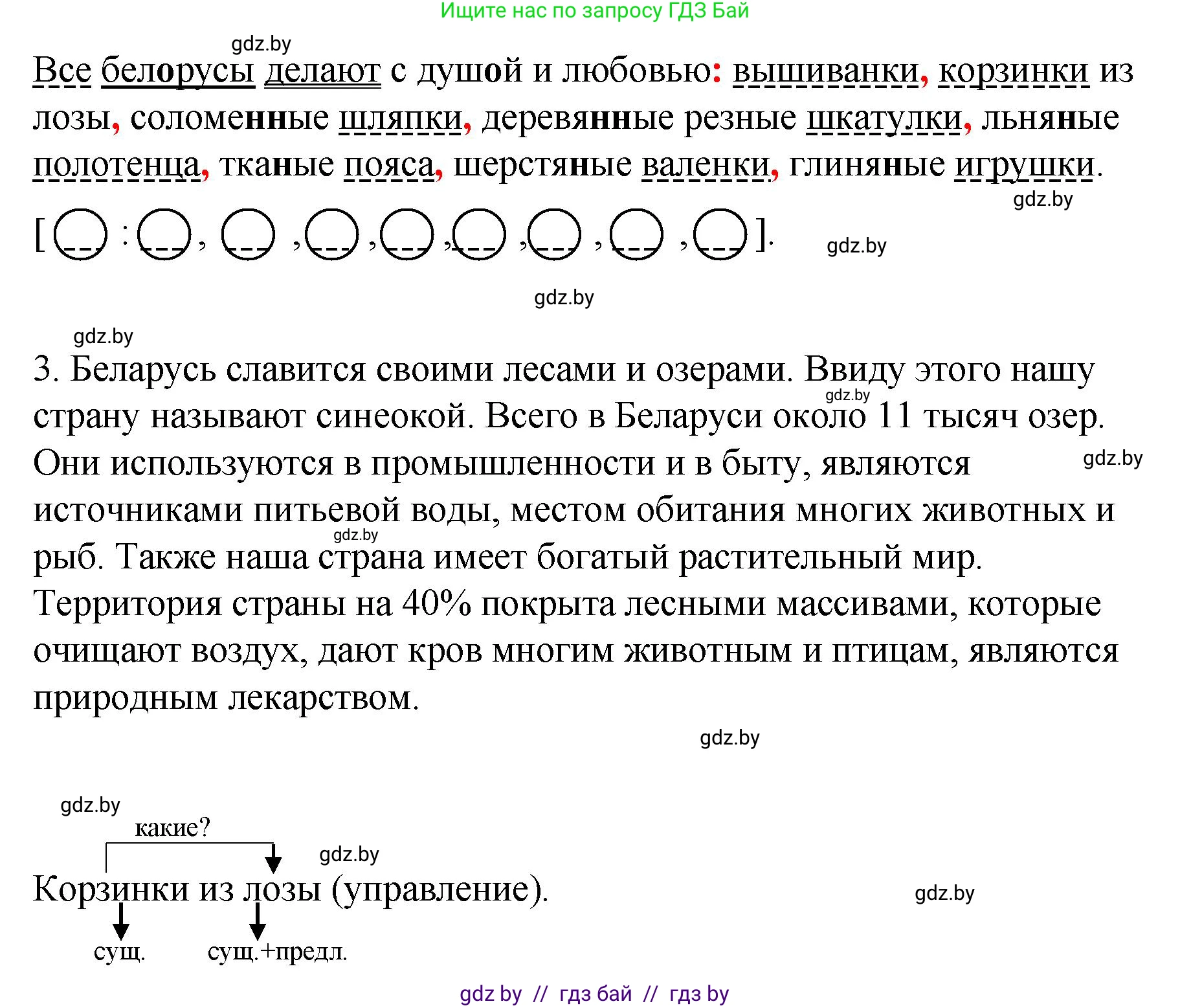 Русский язык, 8 класс Учебник, авторы: Мурина Лариса Александровна, Долбик Елена Евгеньевна, Леонович Валентина Леонидовна, Жадейко Жанна Фёдоровна, издательство Академия образования, Минск, 2024, страница 65, номер 100, Решение (продолжение 3)