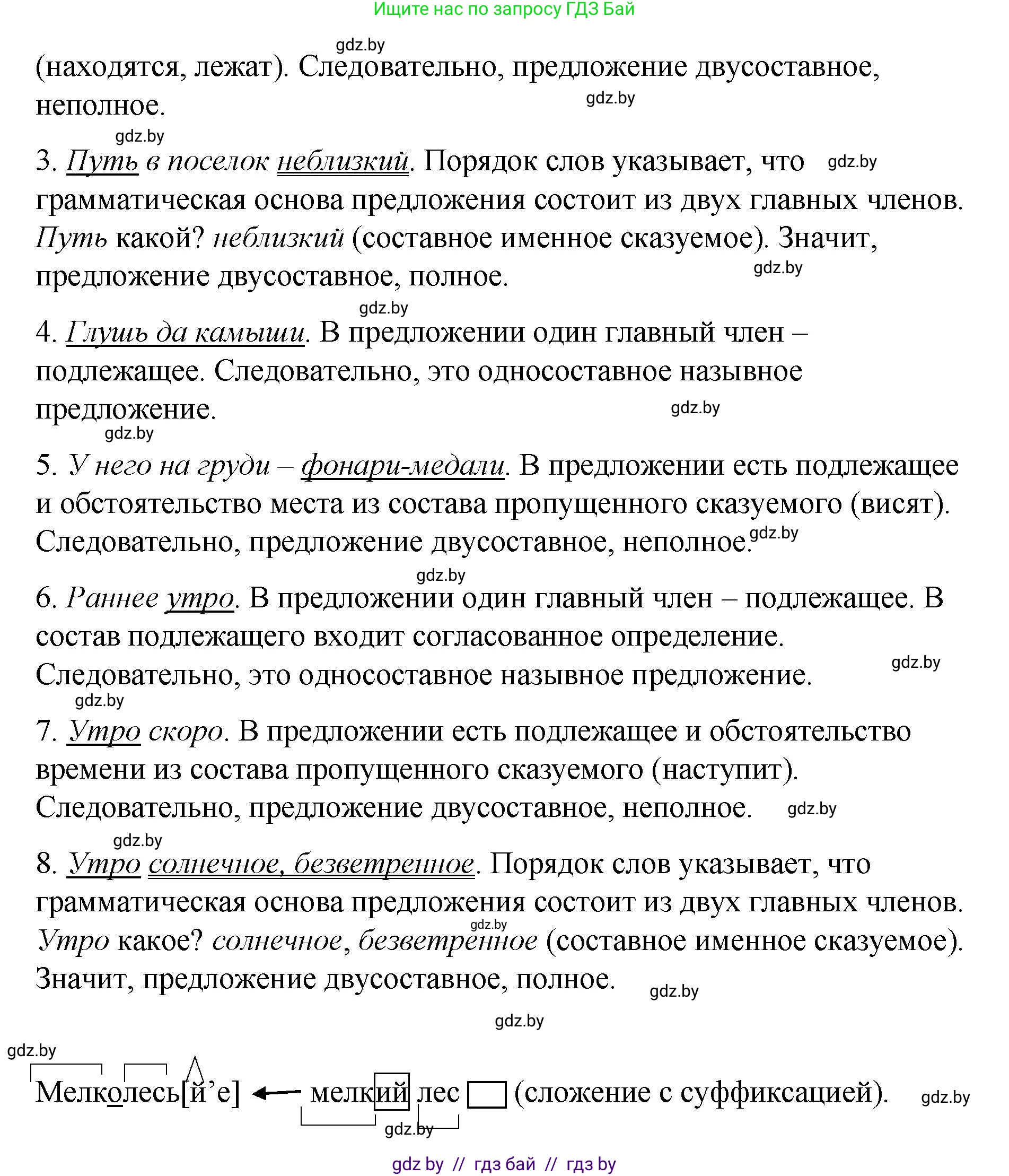 Русский язык, 8 класс Учебник, авторы: Мурина Лариса Александровна, Долбик Елена Евгеньевна, Леонович Валентина Леонидовна, Жадейко Жанна Фёдоровна, издательство Академия образования, Минск, 2024, страница 127, номер 239, Решение (продолжение 2)