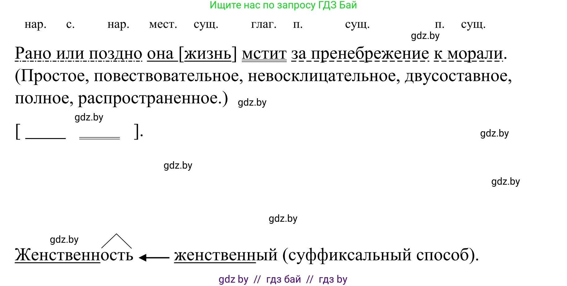 Русский язык, 8 класс Учебник, авторы: Мурина Лариса Александровна, Долбик Елена Евгеньевна, Леонович Валентина Леонидовна, Жадейко Жанна Фёдоровна, издательство Академия образования, Минск, 2024, страница 189, номер 345, Решение (продолжение 4)
