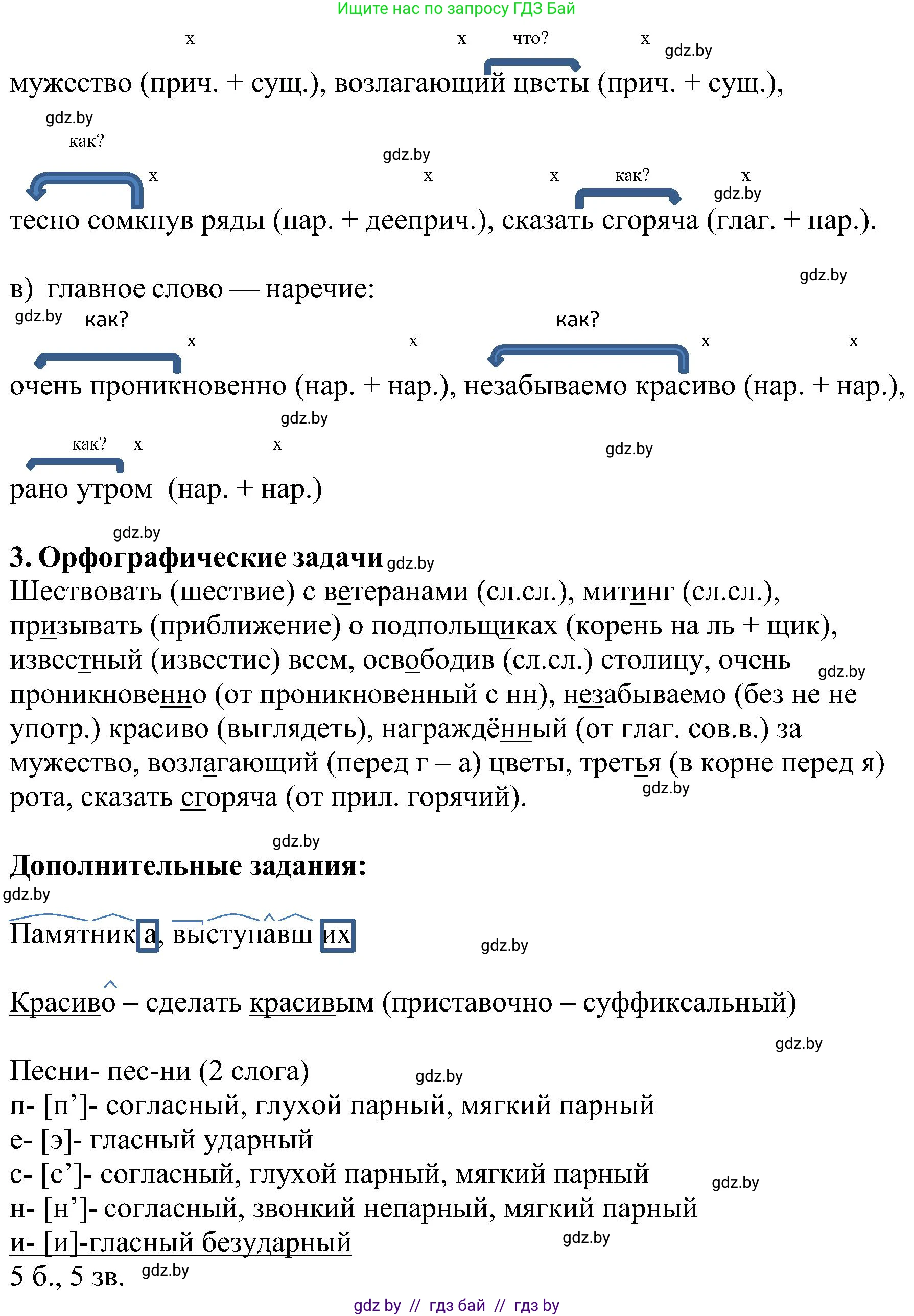 Русский язык, 8 класс Учебник, авторы: Мурина Лариса Александровна, Долбик Елена Евгеньевна, Леонович Валентина Леонидовна, Жадейко Жанна Фёдоровна, издательство Академия образования, Минск, 2024, страница 40, номер 56, Решение (продолжение 2)