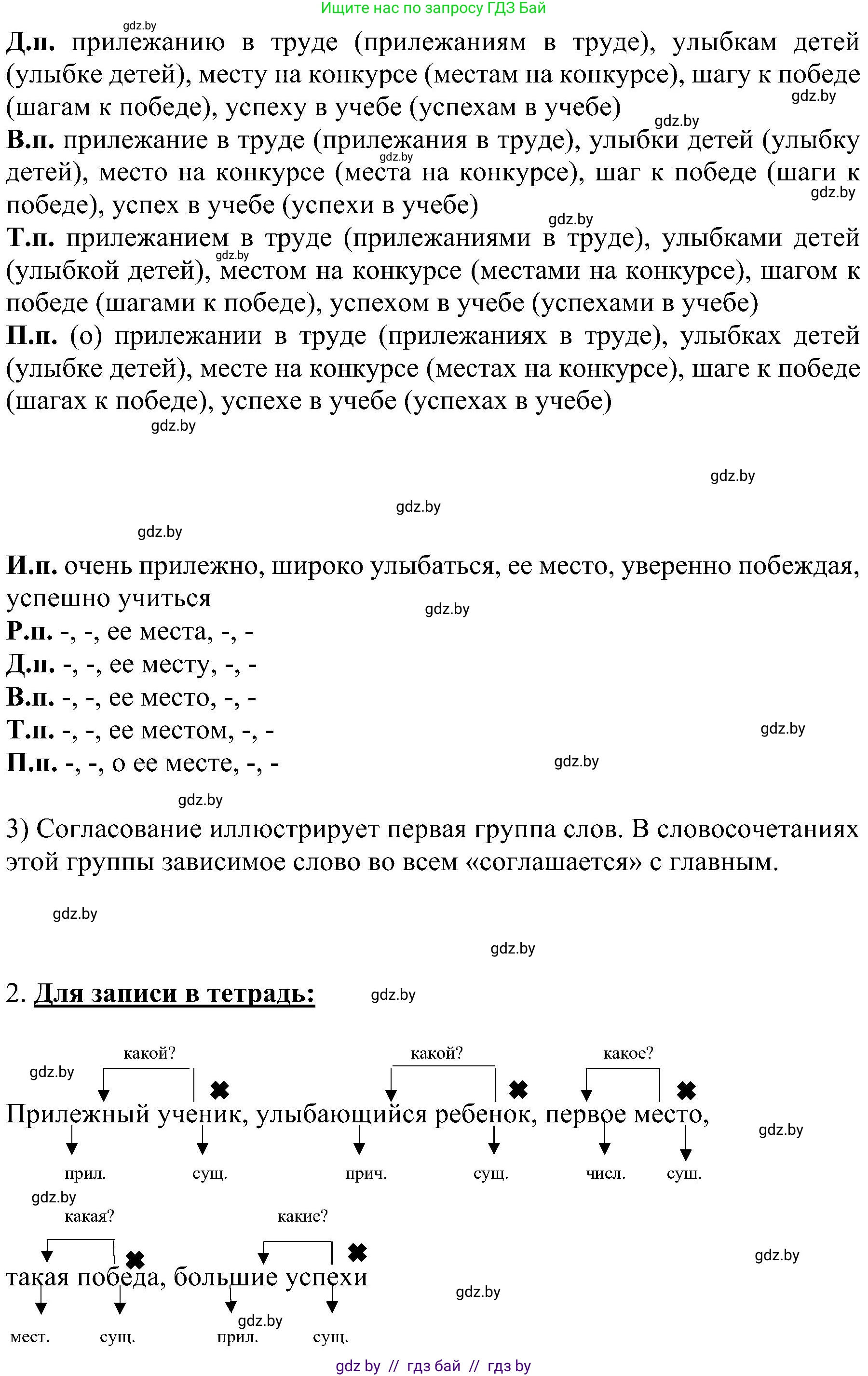 Русский язык, 8 класс Учебник, авторы: Мурина Лариса Александровна, Долбик Елена Евгеньевна, Леонович Валентина Леонидовна, Жадейко Жанна Фёдоровна, издательство Академия образования, Минск, 2024, страница 45, номер 64, Решение (продолжение 2)