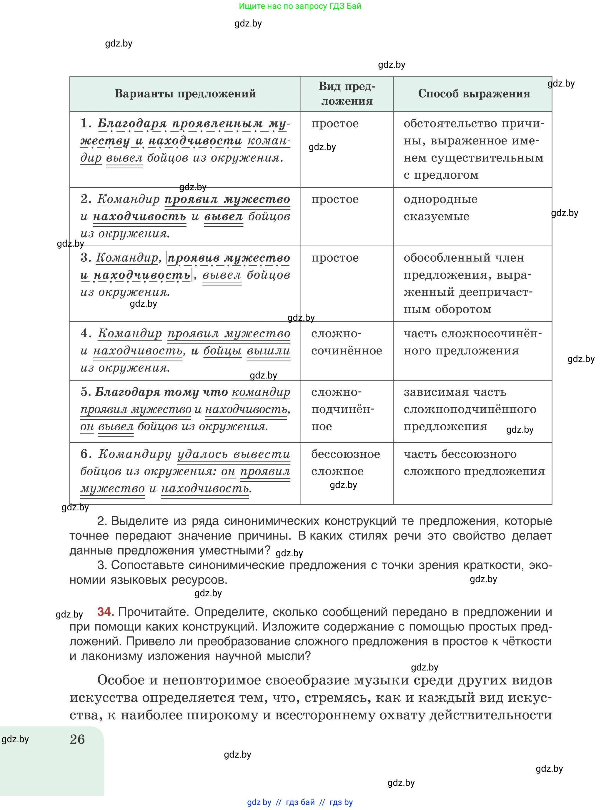 Русский язык, 9 класс Учебник, авторы: Мурина Лариса Александровна, Литвинко Франя Михайловна, Долбик Елена Евгеньевна, Пипченко Н М, Германович С Ф, Таяновская И В, издательство Академия образования, Минск, 2025, страница 26