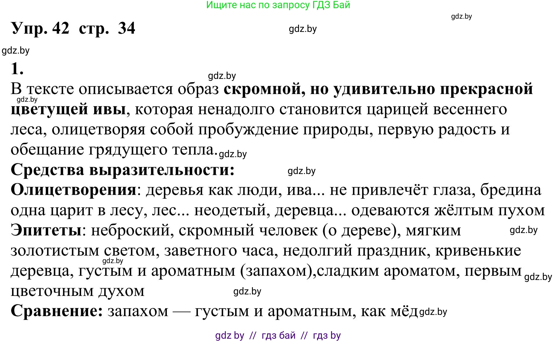 Русский язык, 9 класс Учебник, авторы: Мурина Лариса Александровна, Литвинко Франя Михайловна, Долбик Елена Евгеньевна, Пипченко Н М, Германович С Ф, Таяновская И В, издательство Академия образования, Минск, 2025, страница 33, номер 42, Решение 2025