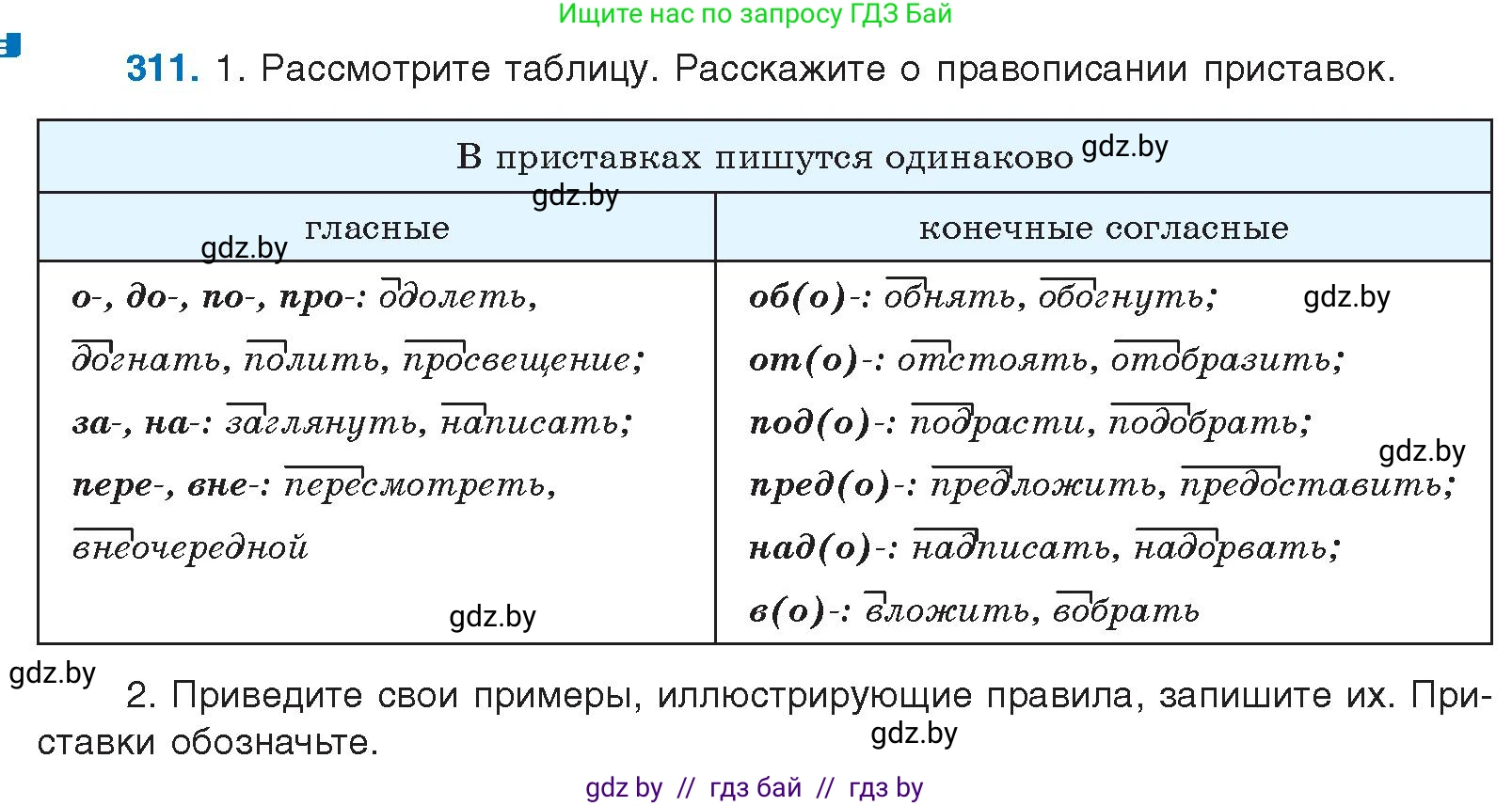 Русский язык, 10 класс Учебник, авторы: Леонович Валентина Леонидовна, Саникович Валентина Александровна, Литвинко Франя Михайловна, Волынец Татьяна Николаевна, Долбик Елена Евгеньевна, Малецкая М И, Мурина Лариса Александровна, Таяновская И В, издательство Национальный институт образования, Минск, 2020, страница 164, номер 311, Условие