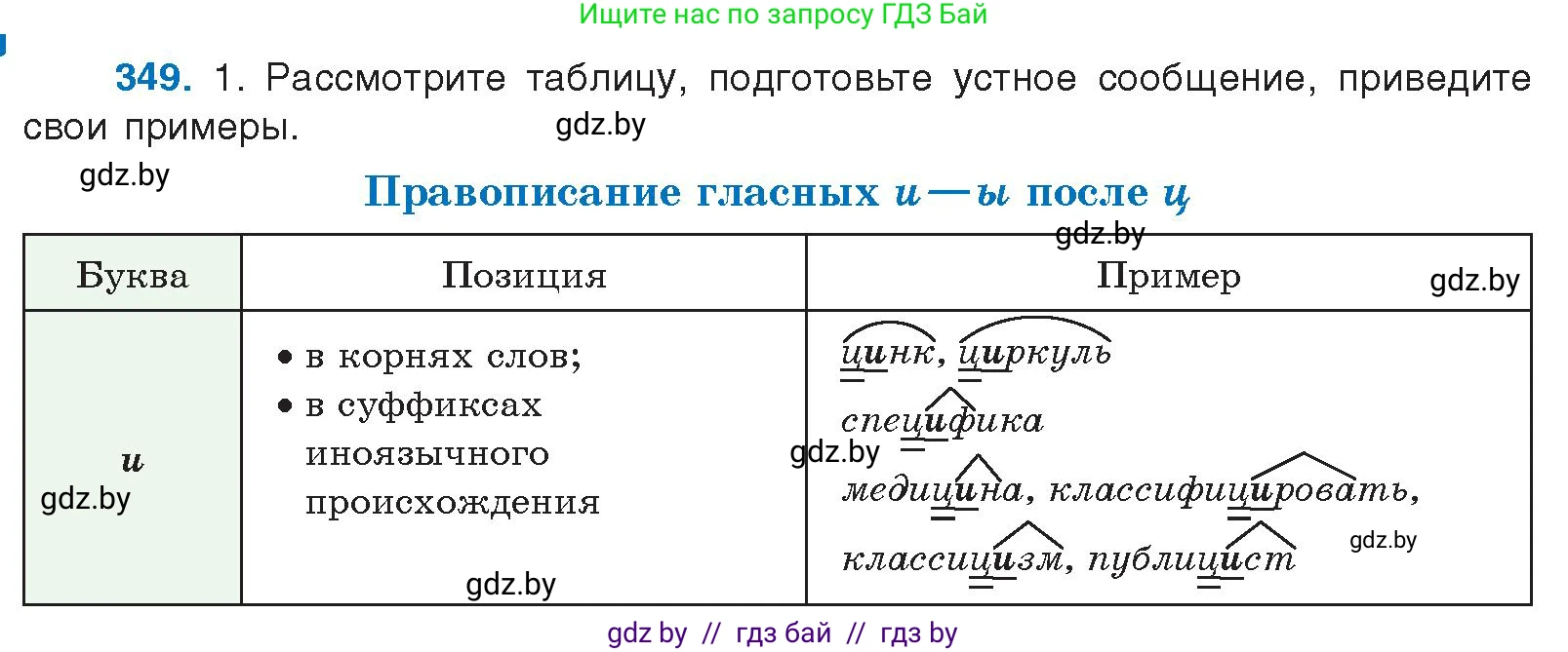 Русский язык, 10 класс Учебник, авторы: Леонович Валентина Леонидовна, Саникович Валентина Александровна, Литвинко Франя Михайловна, Волынец Татьяна Николаевна, Долбик Елена Евгеньевна, Малецкая М И, Мурина Лариса Александровна, Таяновская И В, издательство Национальный институт образования, Минск, 2020, страница 184, номер 349, Условие
