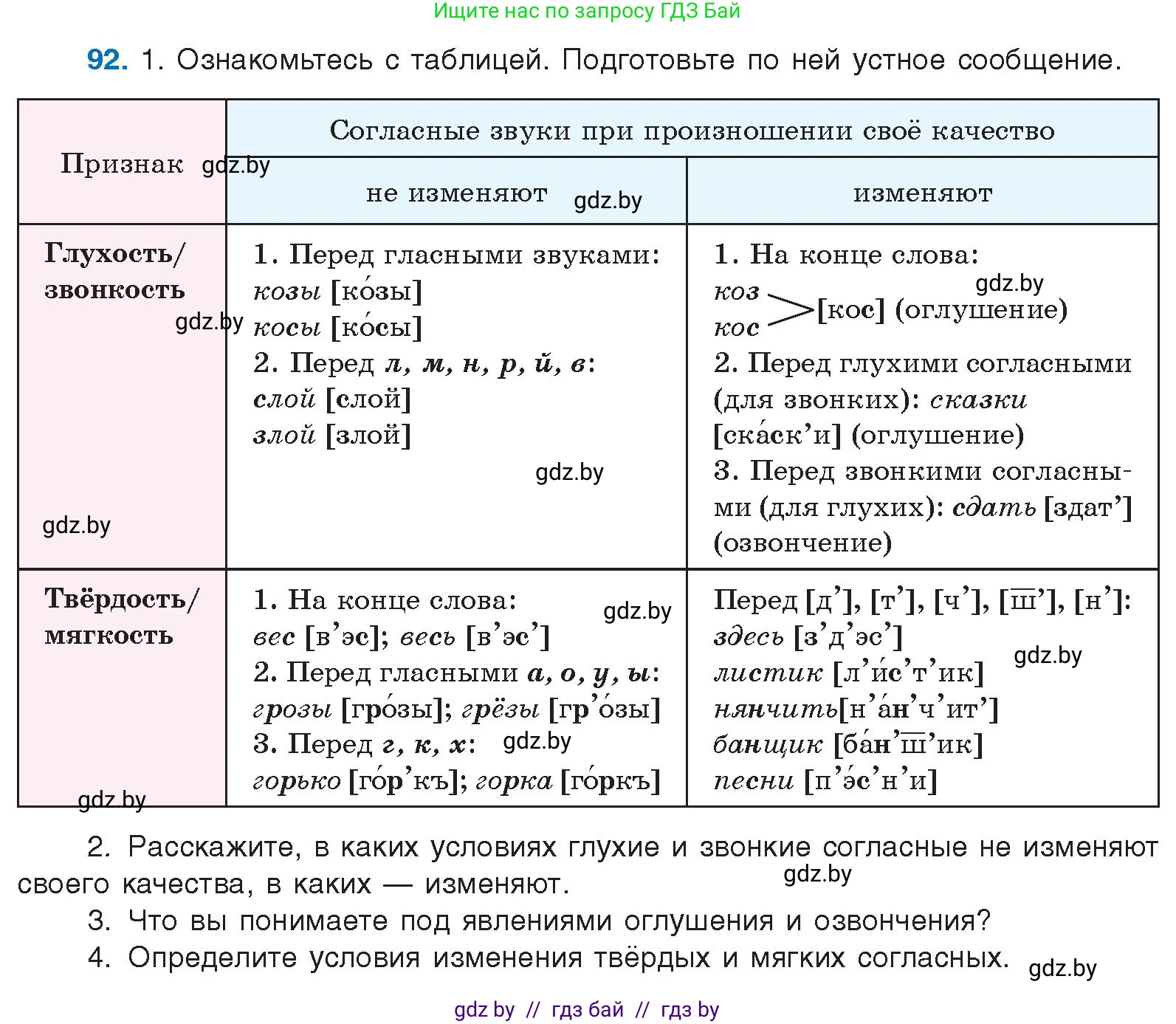 Русский язык, 10 класс Учебник, авторы: Леонович Валентина Леонидовна, Саникович Валентина Александровна, Литвинко Франя Михайловна, Волынец Татьяна Николаевна, Долбик Елена Евгеньевна, Малецкая М И, Мурина Лариса Александровна, Таяновская И В, издательство Национальный институт образования, Минск, 2020, страница 62, номер 92, Условие