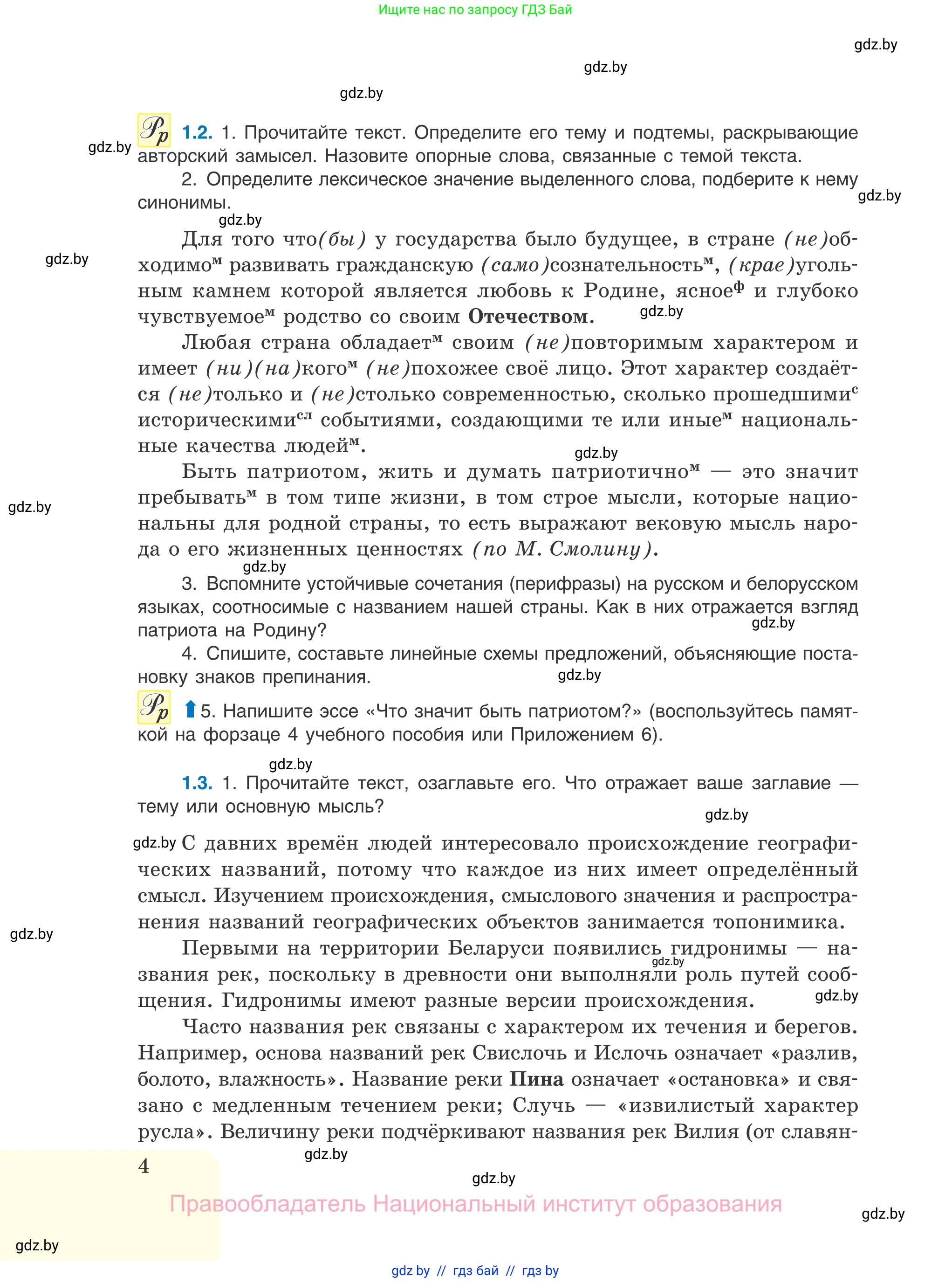 Русский язык, 11 класс Учебник, авторы: Долбик Елена Евгеньевна, Литвинко Франя Михайловна, Мурина Лариса Александровна, Шиманович Т В, Таяновская И В, Орловская О Я, издательство Национальный институт образования, Минск, 2021, страница 4