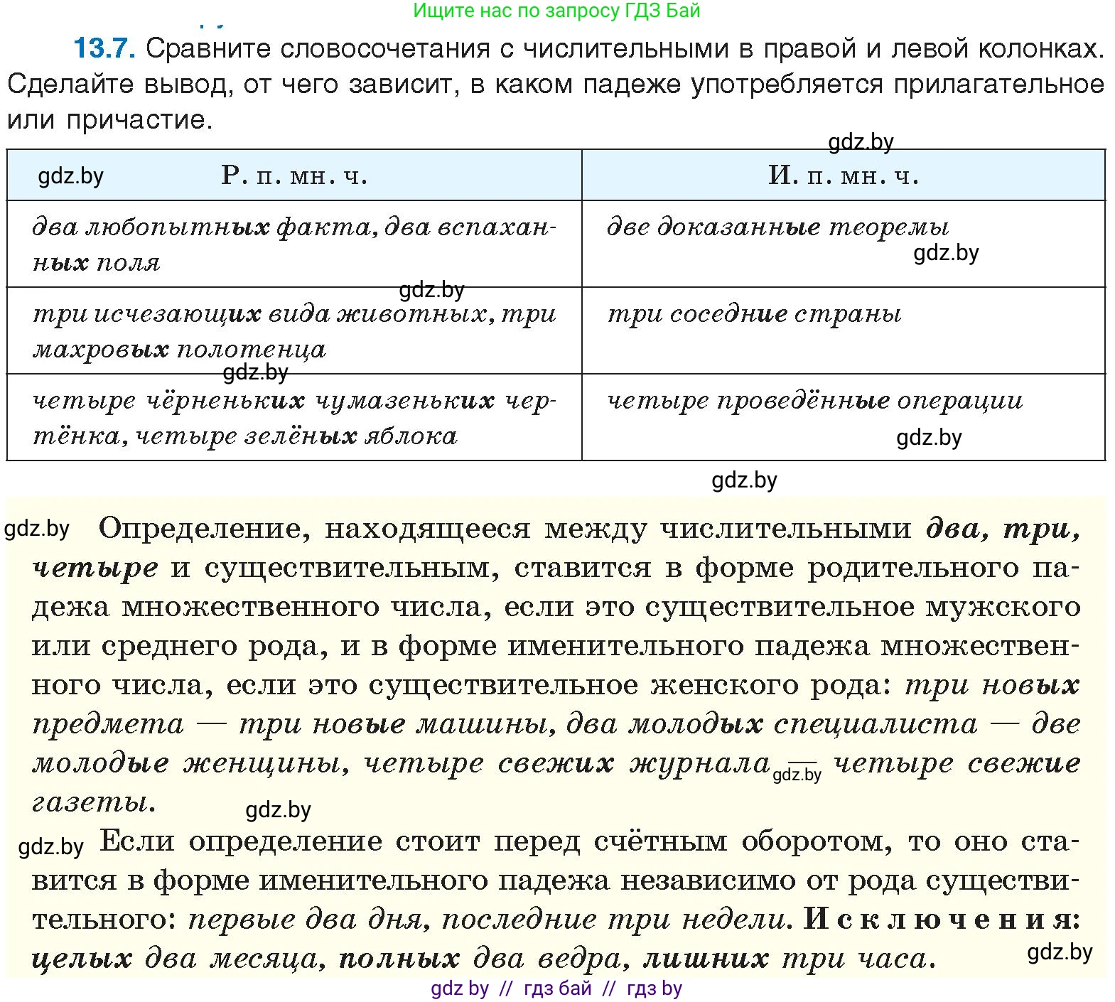 Русский язык, 11 класс Учебник, авторы: Долбик Елена Евгеньевна, Литвинко Франя Михайловна, Мурина Лариса Александровна, Шиманович Т В, Таяновская И В, Орловская О Я, издательство Национальный институт образования, Минск, 2021, страница 75, номер 13.7, Условие
