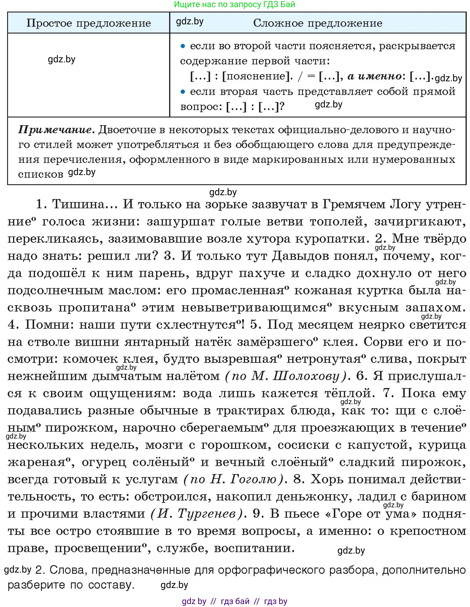 Русский язык, 11 класс Учебник, авторы: Долбик Елена Евгеньевна, Литвинко Франя Михайловна, Мурина Лариса Александровна, Шиманович Т В, Таяновская И В, Орловская О Я, издательство Национальный институт образования, Минск, 2021, страница 208, номер 30.1, Условие (продолжение 2)