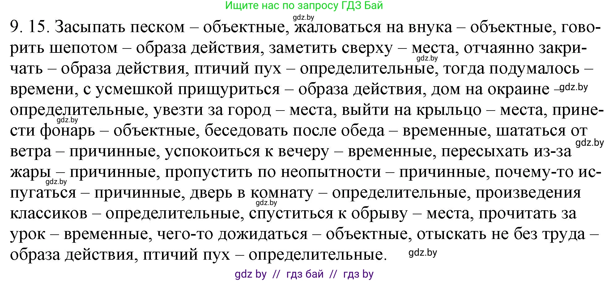 Русский язык, 11 класс Учебник, авторы: Долбик Елена Евгеньевна, Литвинко Франя Михайловна, Мурина Лариса Александровна, Шиманович Т В, Таяновская И В, Орловская О Я, издательство Национальный институт образования, Минск, 2021, страница 57, номер 9.15, Решение