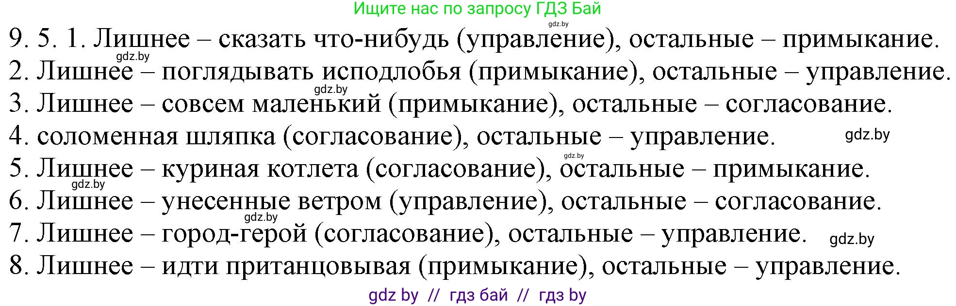 Русский язык, 11 класс Учебник, авторы: Долбик Елена Евгеньевна, Литвинко Франя Михайловна, Мурина Лариса Александровна, Шиманович Т В, Таяновская И В, Орловская О Я, издательство Национальный институт образования, Минск, 2021, страница 53, номер 9.5, Решение