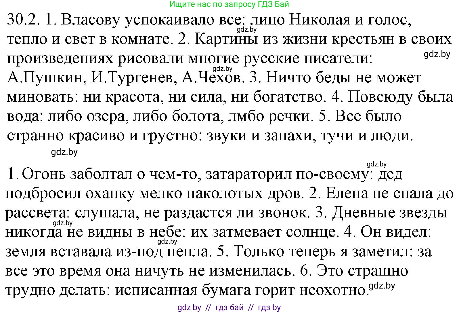 Русский язык, 11 класс Учебник, авторы: Долбик Елена Евгеньевна, Литвинко Франя Михайловна, Мурина Лариса Александровна, Шиманович Т В, Таяновская И В, Орловская О Я, издательство Национальный институт образования, Минск, 2021, страница 209, номер 30.2, Решение