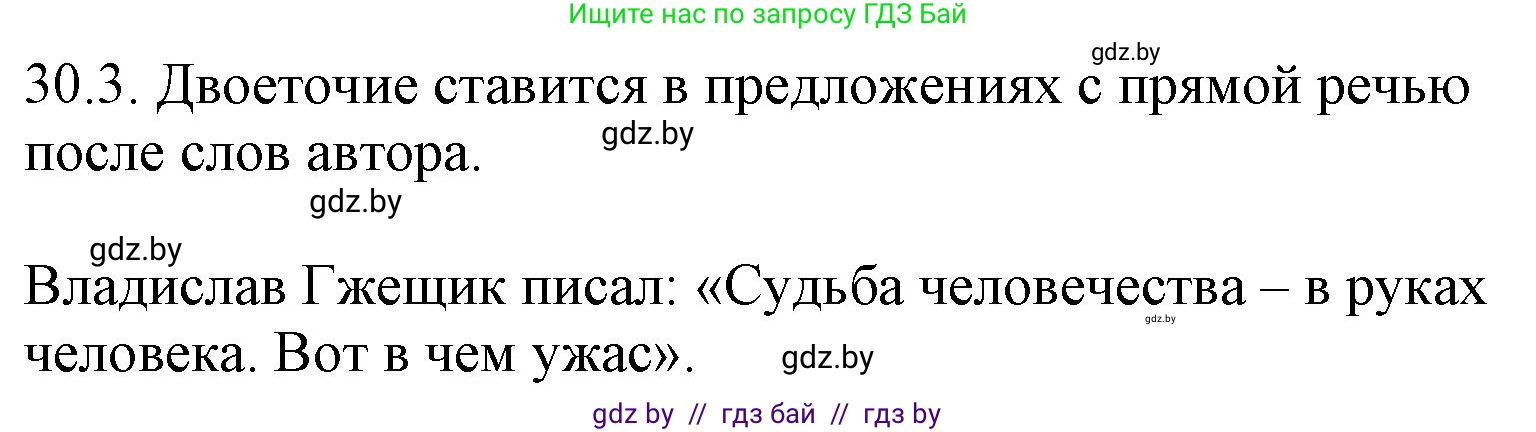 Русский язык, 11 класс Учебник, авторы: Долбик Елена Евгеньевна, Литвинко Франя Михайловна, Мурина Лариса Александровна, Шиманович Т В, Таяновская И В, Орловская О Я, издательство Национальный институт образования, Минск, 2021, страница 210, номер 30.3, Решение